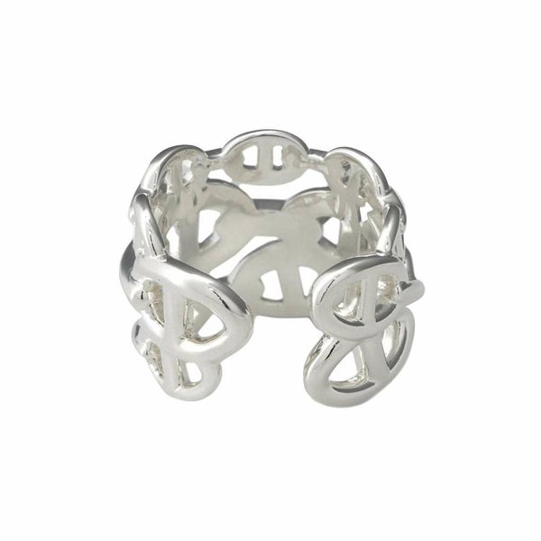 エルメス リング シェーヌダンクル アンシェネGM Enchainee SV925シルバー リングサイズ57 HERMES