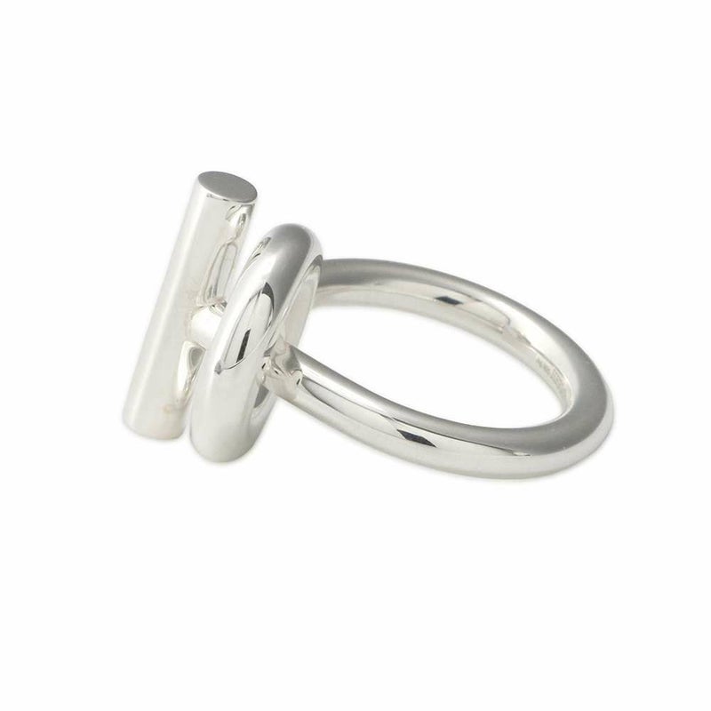 エルメス リング エシャペ SV925シルバー リングサイズ59 HERMES ジュエリー 指輪 Echapee