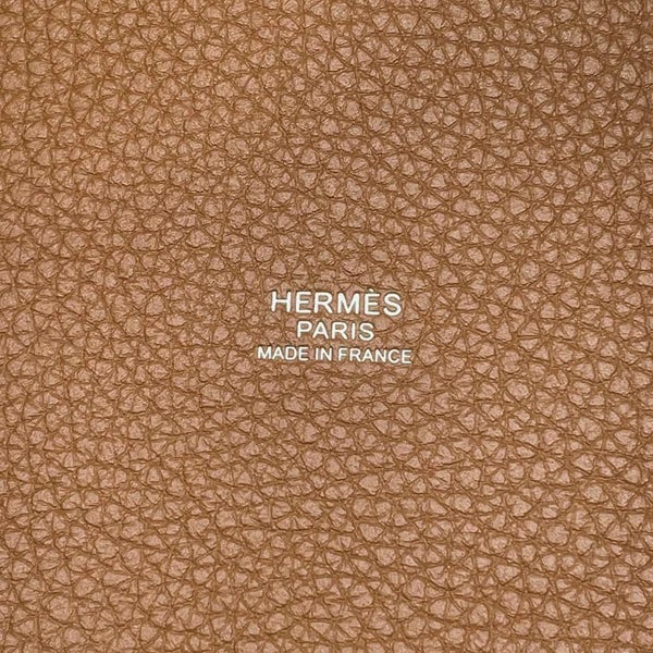 エルメス ハンドバッグ ピコタンロックPM ゴールド/シルバー金具 トリヨンクレマンス W刻印