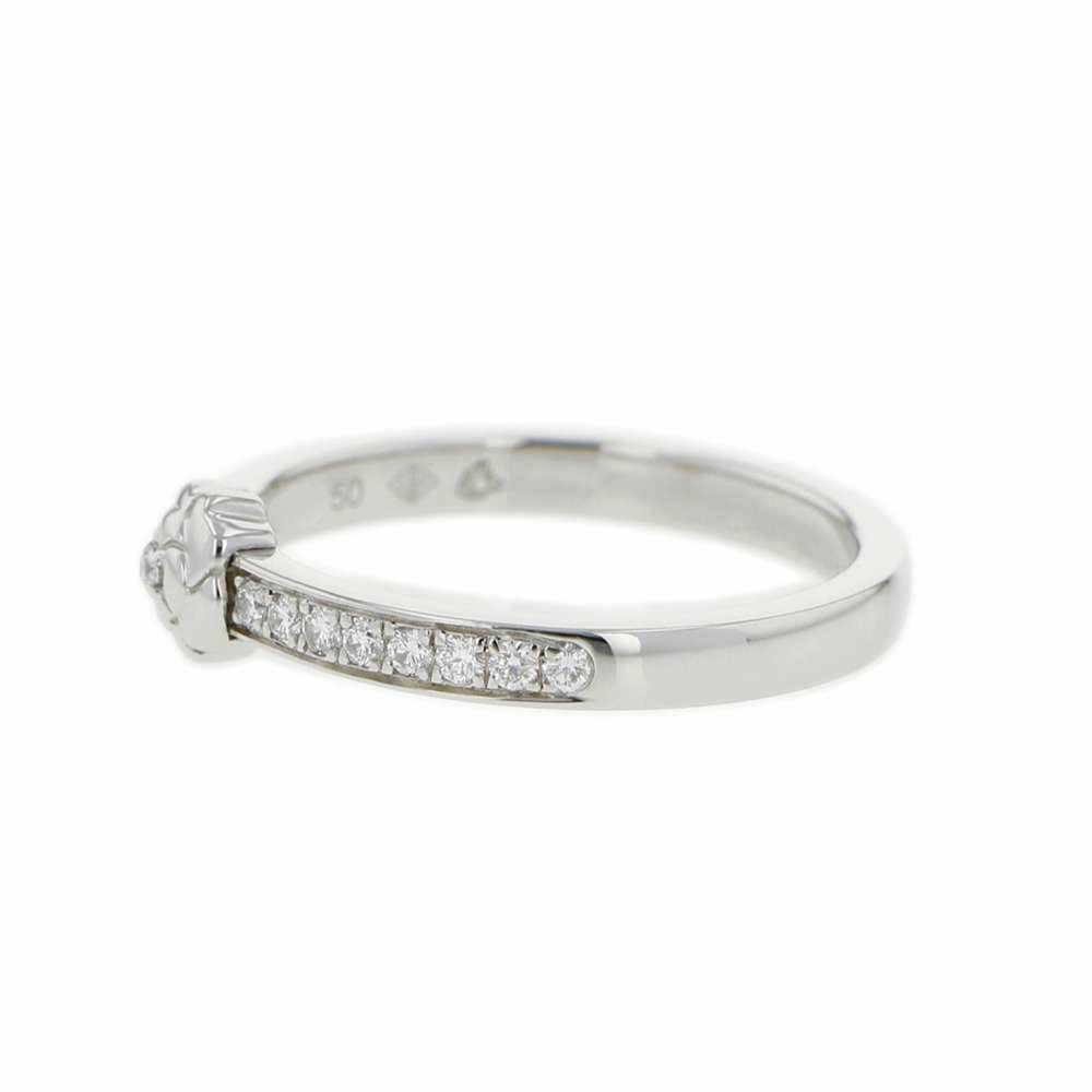 シャネル リング カメリア ダイヤモンド Pt950プラチナ リングサイズ50
