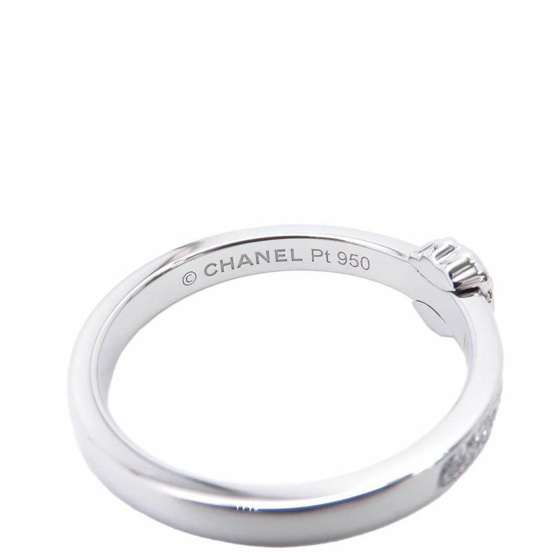 シャネル リング カメリア ダイヤモンド Pt950プラチナ リングサイズ50 CHANEL 指輪 ジュエリー