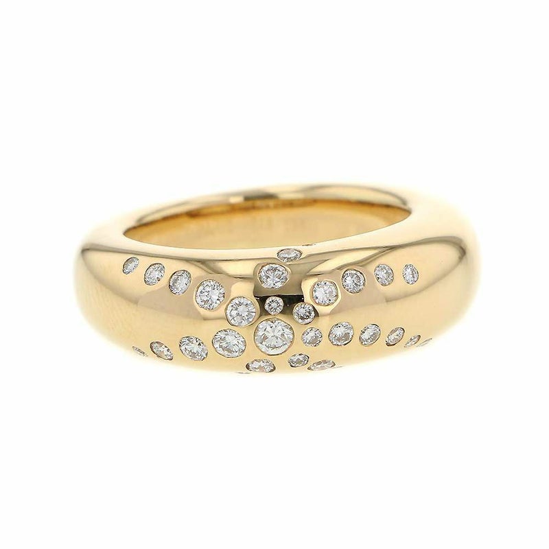ショーメ リング アノー ファイヤーワークス ダイヤモンド K18YGイエローゴールド リングサイズ約9号 CHAUMET 指輪 ジュエリー