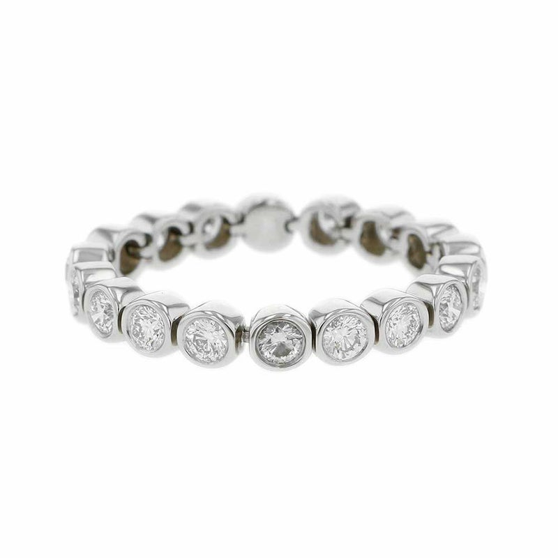 ティファニー リング ジャズ フルサークル ダイヤモンド Pt950プラチナ リングサイズ約17号 Tiffany&Co. 指輪 ジュエリー