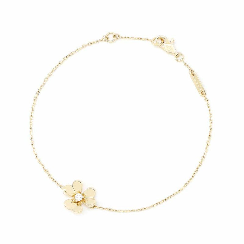 ヴァンクリーフ&アーペル ブレスレット フリヴォル ミニ ダイヤモンド 1P 0.05ct K18YGイエローゴールド VCARP0J200 ジュエリー