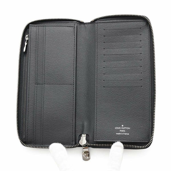 ルイヴィトン 長財布 モノグラム・エクリプス ジッピーウォレット・ヴェルティカル M62295 LOUIS VUITTON ブラック 黒