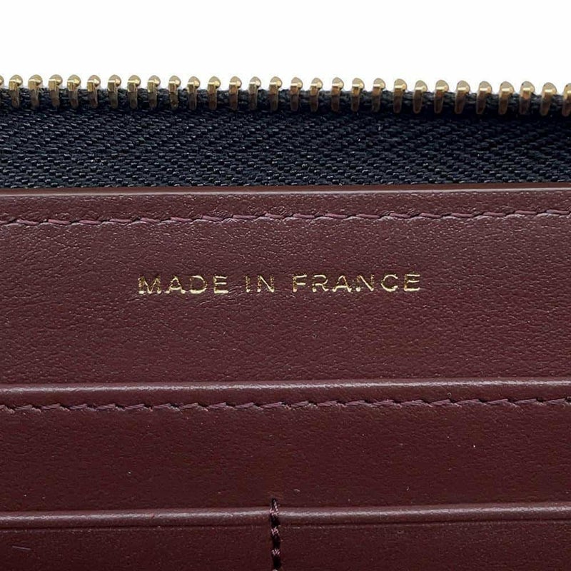 シャネル 長財布 クラシック ロング ジップ ウォレット マトラッセ ココマーク キャビアスキン AP0242 CHANEL 黒