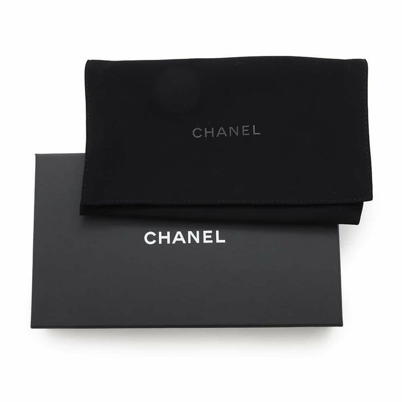 シャネル 長財布 クラシック ロング ジップ ウォレット マトラッセ ココマーク キャビアスキン AP0242 CHANEL 黒