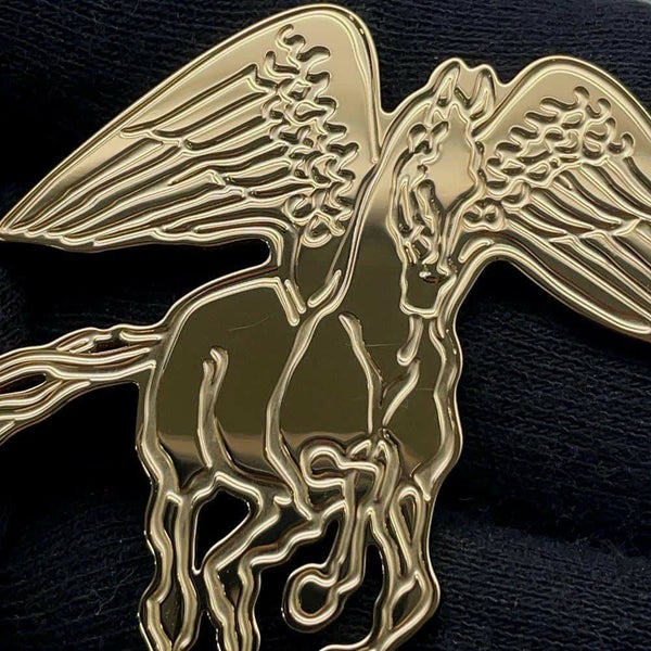 エルメス スカーフリング ペガス・グラヴェ カレ用 メタル HERMES アクセサリー