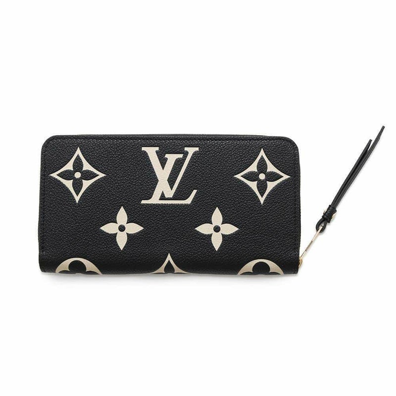 ルイヴィトン 長財布 モノグラム・アンプラント ジッピー・ウォレット M80481 黒 ブラック ラウンドファスナー