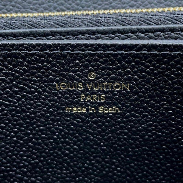 ルイヴィトン 長財布 モノグラム・アンプラント ジッピー・ウォレット M80481 黒 ブラック ラウンドファスナー