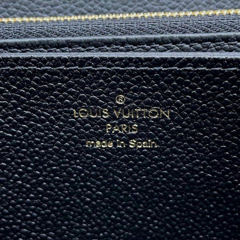 ルイヴィトン 長財布 モノグラム・アンプラント ジッピー・ウォレット M80481 黒 ブラック ラウンドファスナー