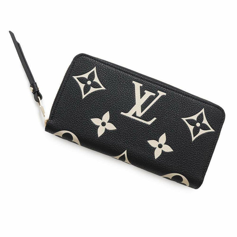 ルイヴィトン 長財布 モノグラム・アンプラント ジッピー・ウォレット M80481 黒 ブラック ラウンドファスナー
