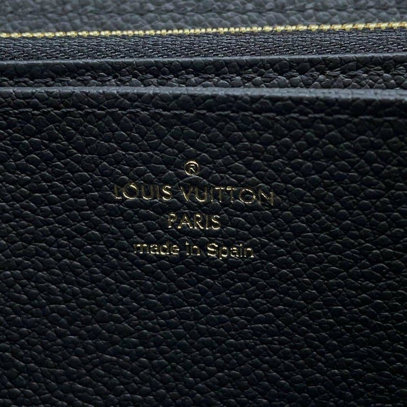 ルイヴィトン 長財布 モノグラム・アンプラント ジッピー・ウォレット M80481 黒 ブラック ラウンドファスナー