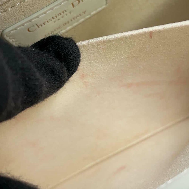 クリスチャン・ディオール ハンドバッグ レディディオール MY ABCDIOR カナージュ M0538OCAL 2wayショルダーバッグ 白