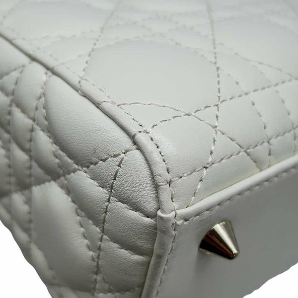 クリスチャン・ディオール ハンドバッグ レディディオール MY ABCDIOR カナージュ M0538OCAL 2wayショルダーバッグ 白