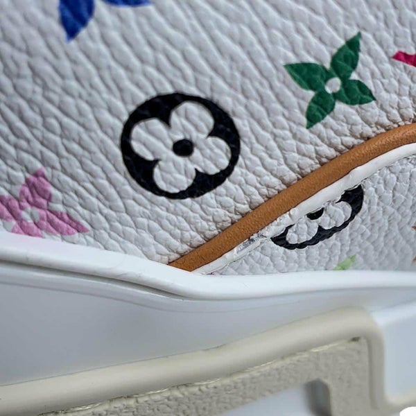 ルイヴィトン スニーカー モノグラム LV × TM LV トレイナー メンズサイズ8 1AHEKG ヴィトン 靴 白 村上隆