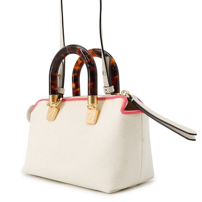 フェンディ ハンドバッグ バイザウェイ ミニ 8BS067 キャンバス FENDI 2wayショルダーバッグ