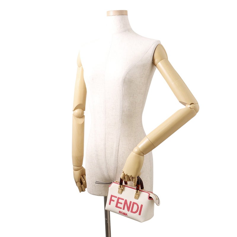 フェンディ ハンドバッグ バイザウェイ ミニ 8BS067 キャンバス FENDI 2wayショルダーバッグ