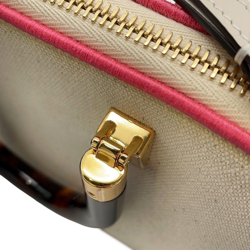 フェンディ ハンドバッグ バイザウェイ ミニ 8BS067 キャンバス FENDI 2wayショルダーバッグ
