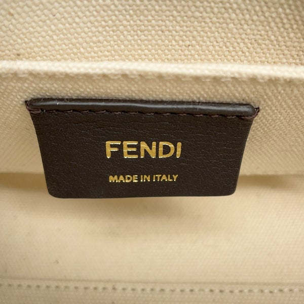 フェンディ ハンドバッグ バイザウェイ ミニ 8BS067 キャンバス FENDI 2wayショルダーバッグ