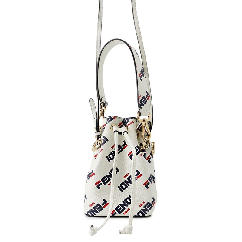 フェンディ ハンドバッグ モントレゾール ミニ FILAコラボ レザー 8BS010 FENDI 2wayショルダーバッグ