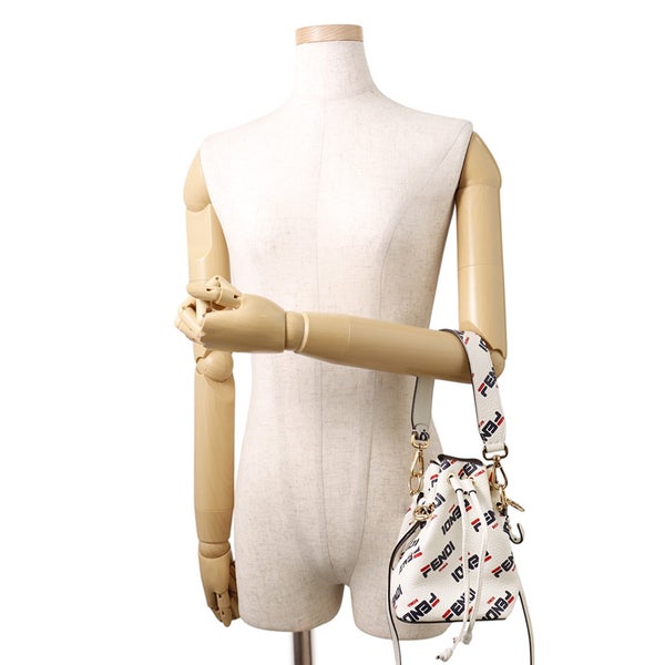 フェンディ ハンドバッグ モントレゾール ミニ FILAコラボ レザー 8BS010 FENDI 2wayショルダーバッグ