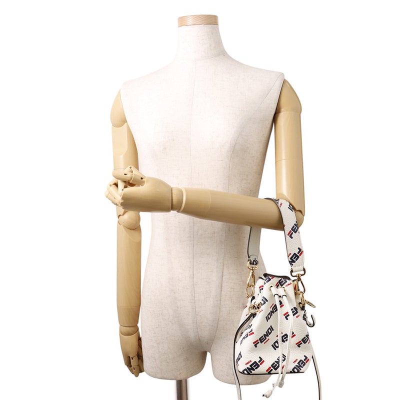 フェンディ ハンドバッグ モントレゾール ミニ FILAコラボ レザー 8BS010 FENDI 2wayショルダーバッグ