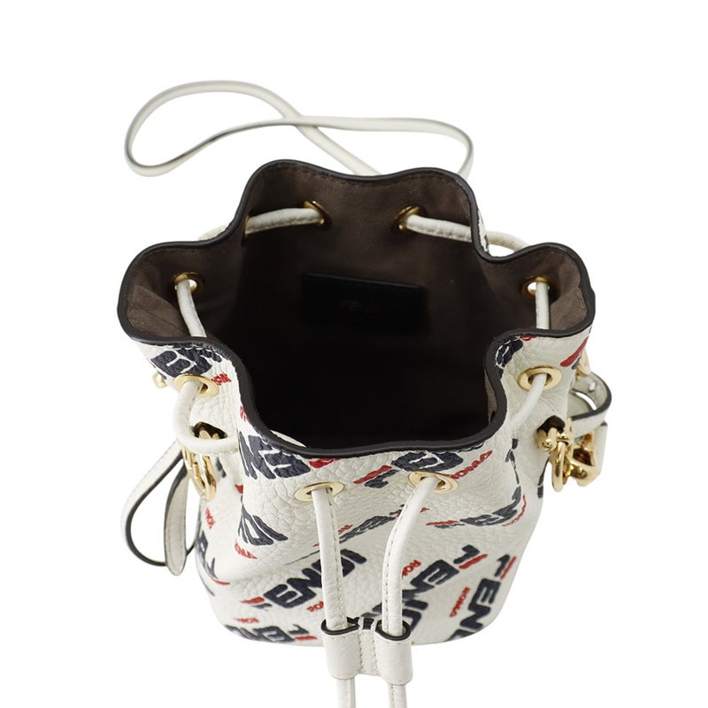 フェンディ ハンドバッグ モントレゾール ミニ FILAコラボ レザー 8BS010 FENDI 2wayショルダーバッグ