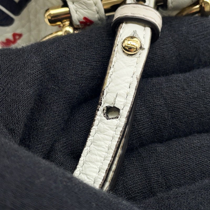 フェンディ ハンドバッグ モントレゾール ミニ FILAコラボ レザー 8BS010 FENDI 2wayショルダーバッグ