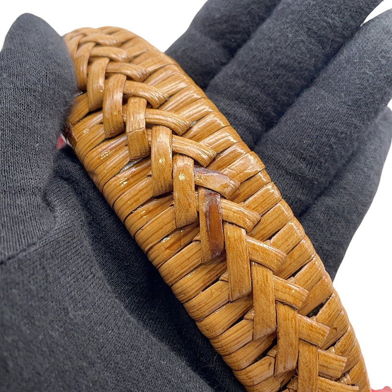 フェンディ ハンドバッグ ピーカブー レギュラー クロコダイル/籐 8BN290 FENDI 2way ショルダー レッド