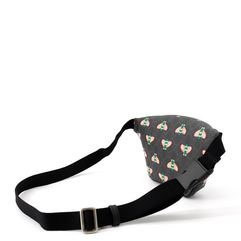 グッチ ボディバッグ ビー GGスプリーム 675181 GUCCI ウエストバッグ 黒