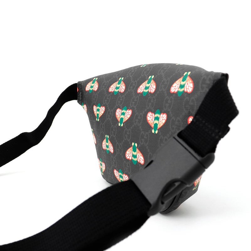 グッチ ボディバッグ ビー GGスプリーム 675181 GUCCI ウエストバッグ 黒