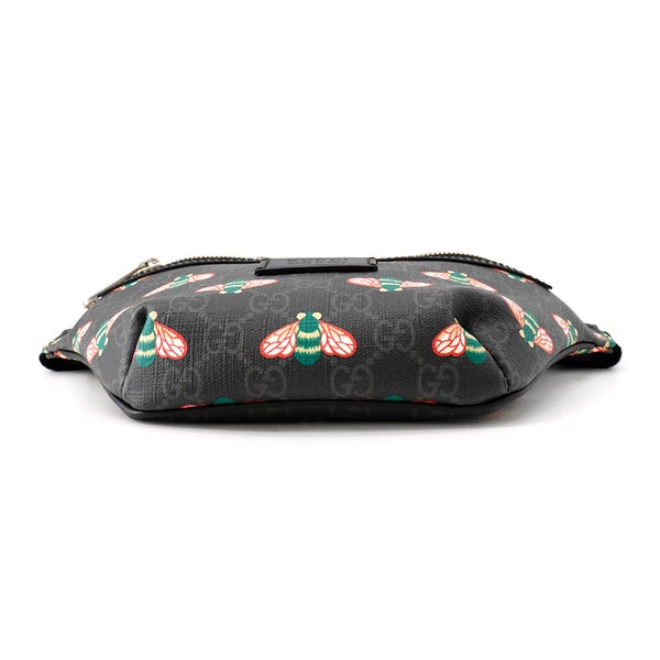 グッチ ボディバッグ ビー GGスプリーム 675181 GUCCI ウエストバッグ 黒