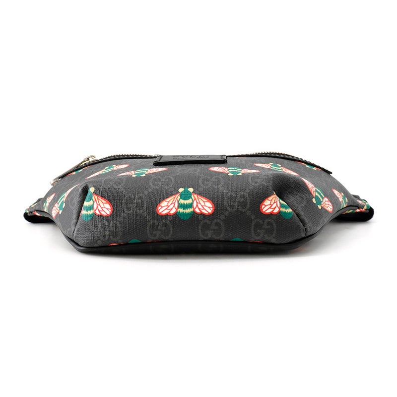 グッチ ボディバッグ ビー GGスプリーム 675181 GUCCI ウエストバッグ 黒