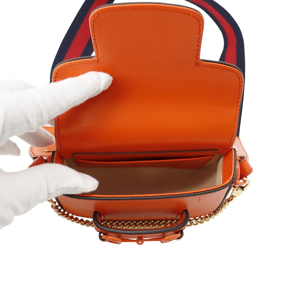 グッチ ショルダーバッグ ホースビット ミニ 1955 レザー 726863 GUCCI