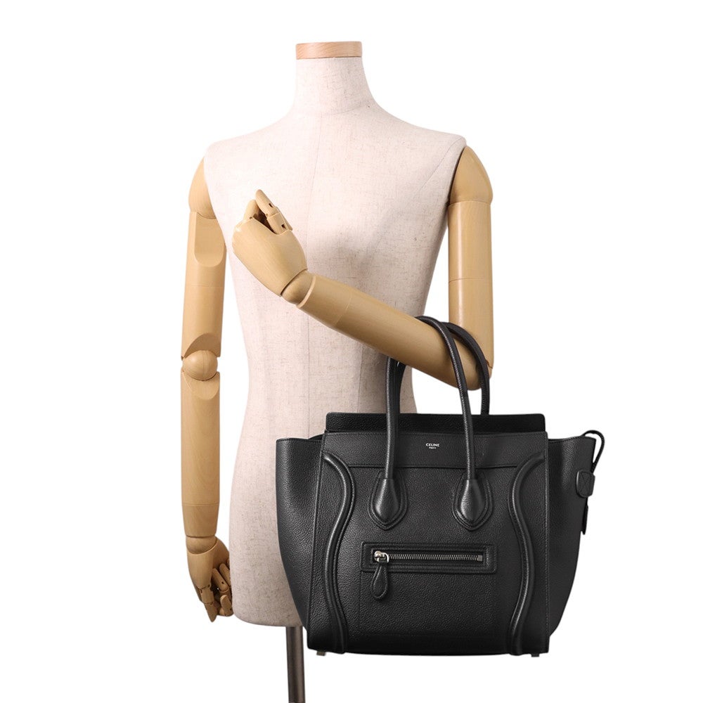 セリーヌ ハンドバッグ ラゲージ マイクロショッパー 189793 CELINE 黒