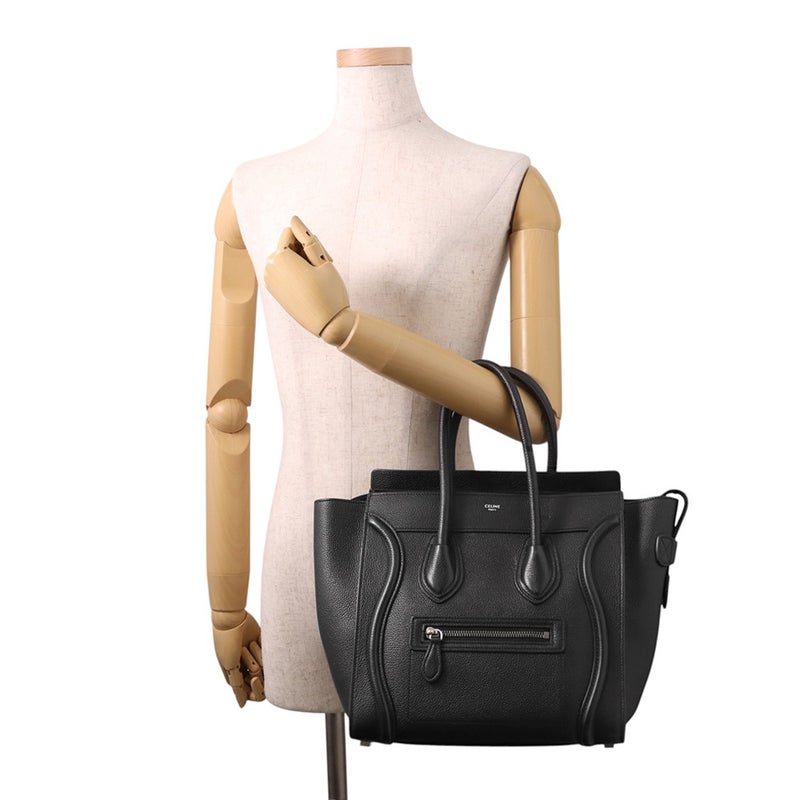 セリーヌ ハンドバッグ ラゲージ マイクロショッパー 189793 CELINE 黒