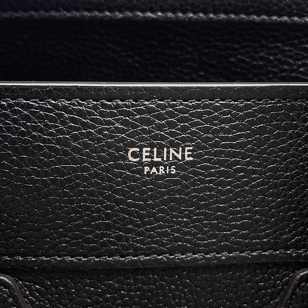 セリーヌ ハンドバッグ ラゲージ マイクロショッパー 189793 CELINE 黒