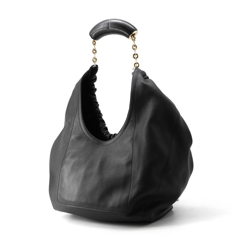 ロエベ ショルダーバッグ スクイーズバッグ ミディアム メローナパラム A914Q37X01 LOEWE 2way 黒