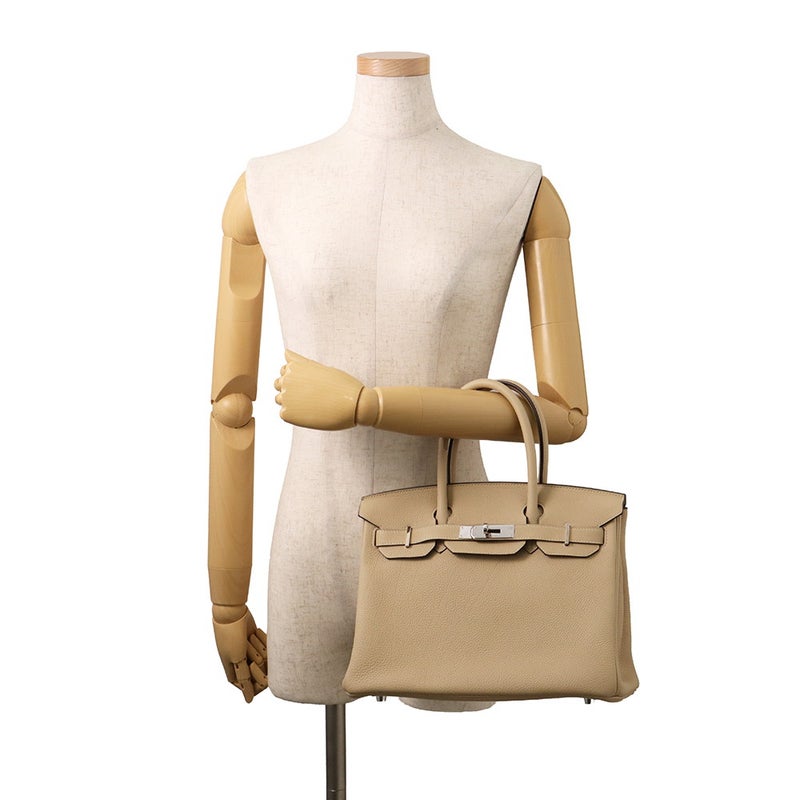 エルメス バーキン30 トレンチ/シルバー金具 トゴ A刻印 HERMES Birkin ハンドバッグ