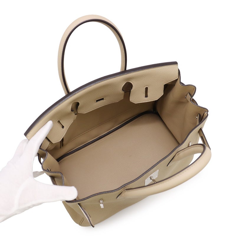 エルメス バーキン30 トレンチ/シルバー金具 トゴ A刻印 HERMES Birkin ハンドバッグ