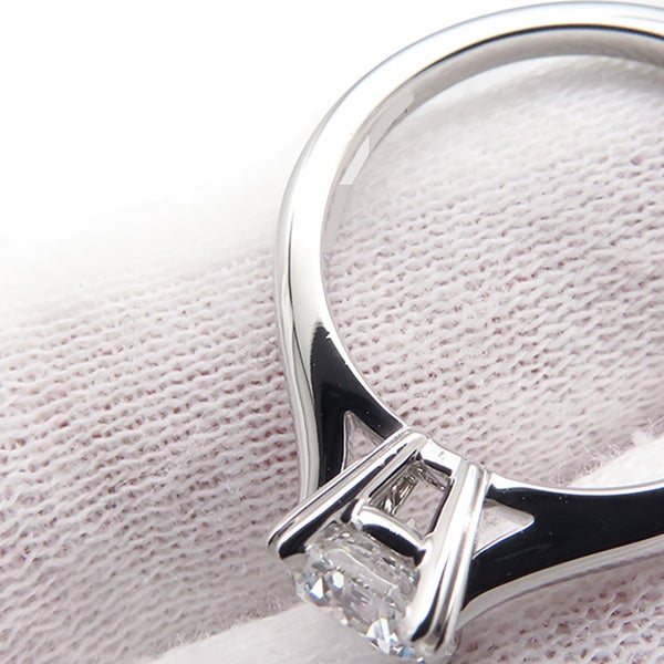 ハリーウィンストン リング ラウンドカット ソリティア ダイヤモンド 0.77ct Pt950プラチナ サイズ約8号 GIA鑑定書付き 指輪