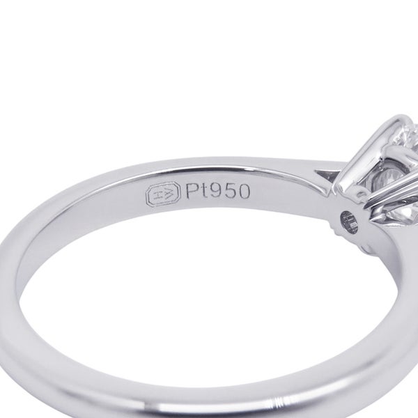ハリーウィンストン リング ラウンドカット ソリティア ダイヤモンド 0.77ct Pt950プラチナ サイズ約8号 GIA鑑定書付き 指輪