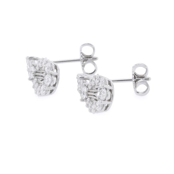 ハリーウィンストン ピアス ループ・イヤリング スモール ダイヤモンド 22P 計約0.34ct Pt950プラチナ EADPRDSMLP