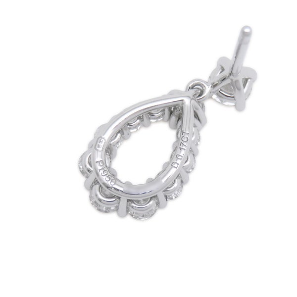 ハリーウィンストン ピアス ループ・イヤリング スモール ダイヤモンド 22P 計約0.34ct Pt950プラチナ EADPRDSMLP