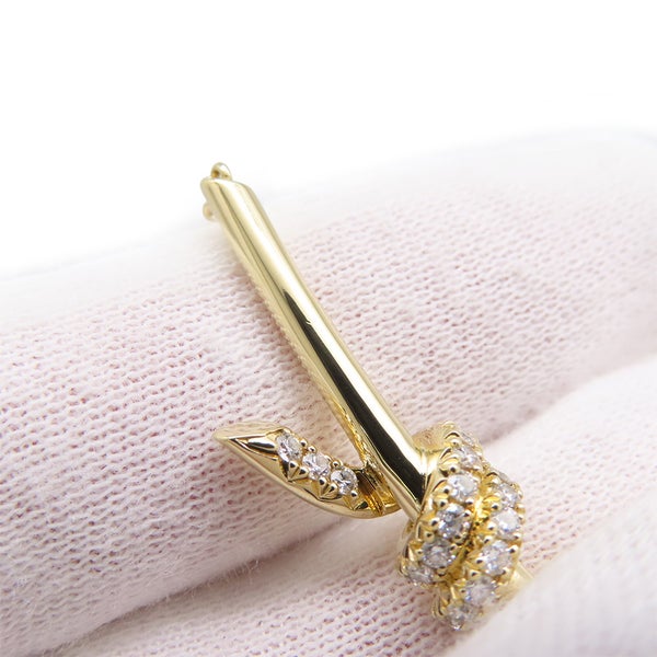 ティファニー ネックレス ノット ペンダント ダイヤモンド 計0.25ct K18YGイエローゴールド 68887216 ジュエリー