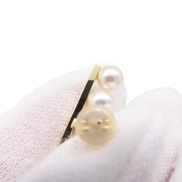 タサキ ピアス バランス プラス イヤリング あこや真珠 パール K18YGイエローゴールド E-3842-18KYG TASAKI