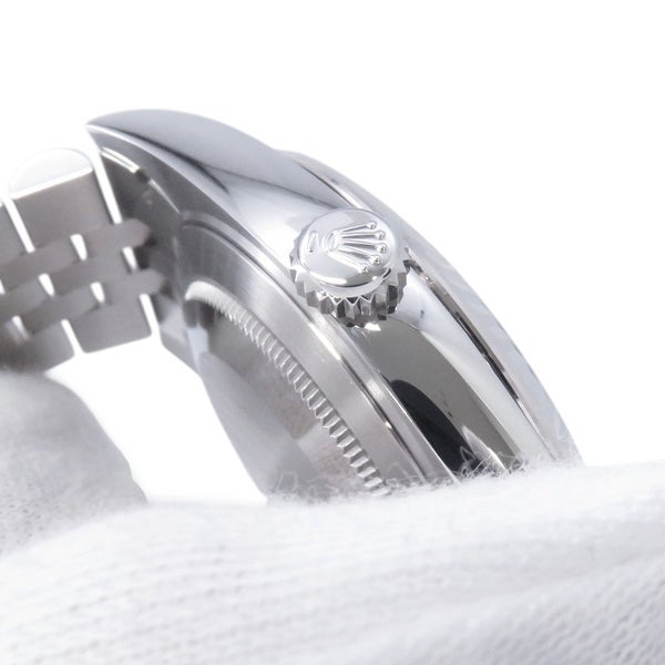 ロレックス デイトジャスト41 SS/K18WG ランダムシリアル ルーレット 126334 ROLEX 腕時計 スレート文字盤