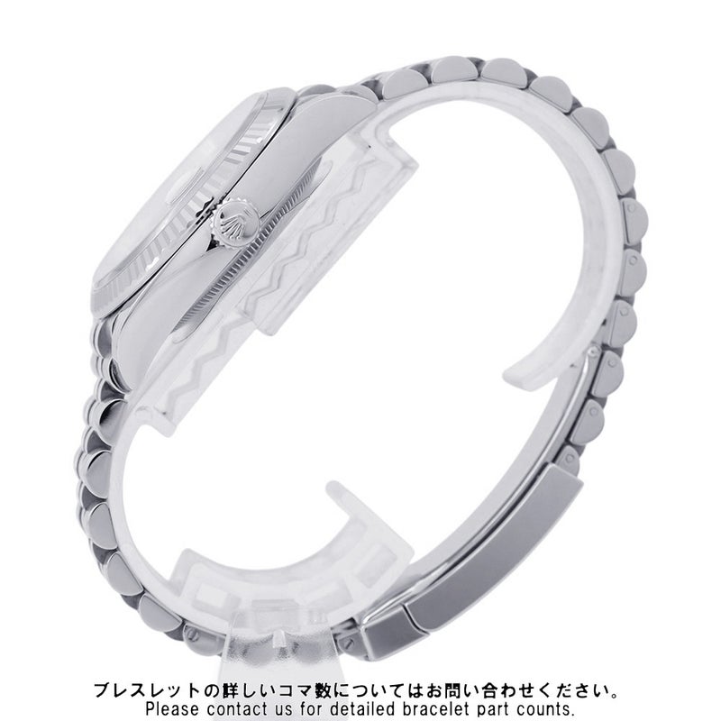 ロレックス デイトジャスト36 ランダムシリアル ルーレット 126234G ブルーフルーテッド文字盤 10Pダイヤモンド