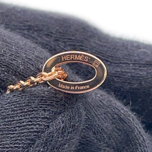 エルメス ネックレス ミニ・ポップアッシュ ロカバール ビューティー/ピンクゴールド金具 HERMES アクセサリー ピンク
